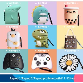Vỏ bảo vệ bao đựng tai nghe Airpod 1/Airpod 2/Airpod pro bluetooth i12 - Awifi Case E1-2