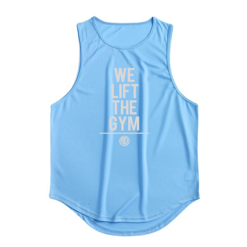 Áo Thun Ba Lỗ Mỏng Cổ Tròn In Họa Tiết Thoáng Khí Nhanh Khô Thời Trang Mùa Hè 2022 6 Màu Cho Nam