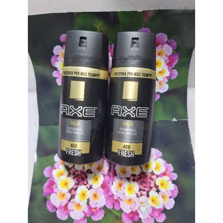 Xịt Khử Mùi Axe Body Spray Deodorant Gold 48h Fresh 150ml