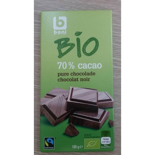 Socola đen hữu cơ boni bio 100g