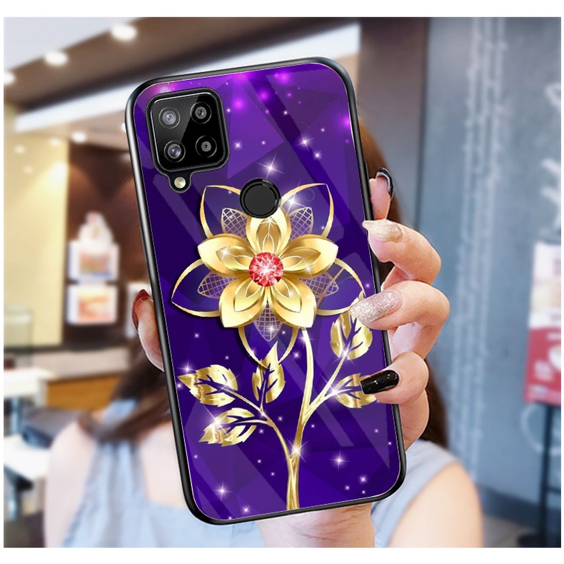 Ốp Lưng REALME C12, C15 ,C25, C25S Ốp kính bóng cao cấp mới nhất