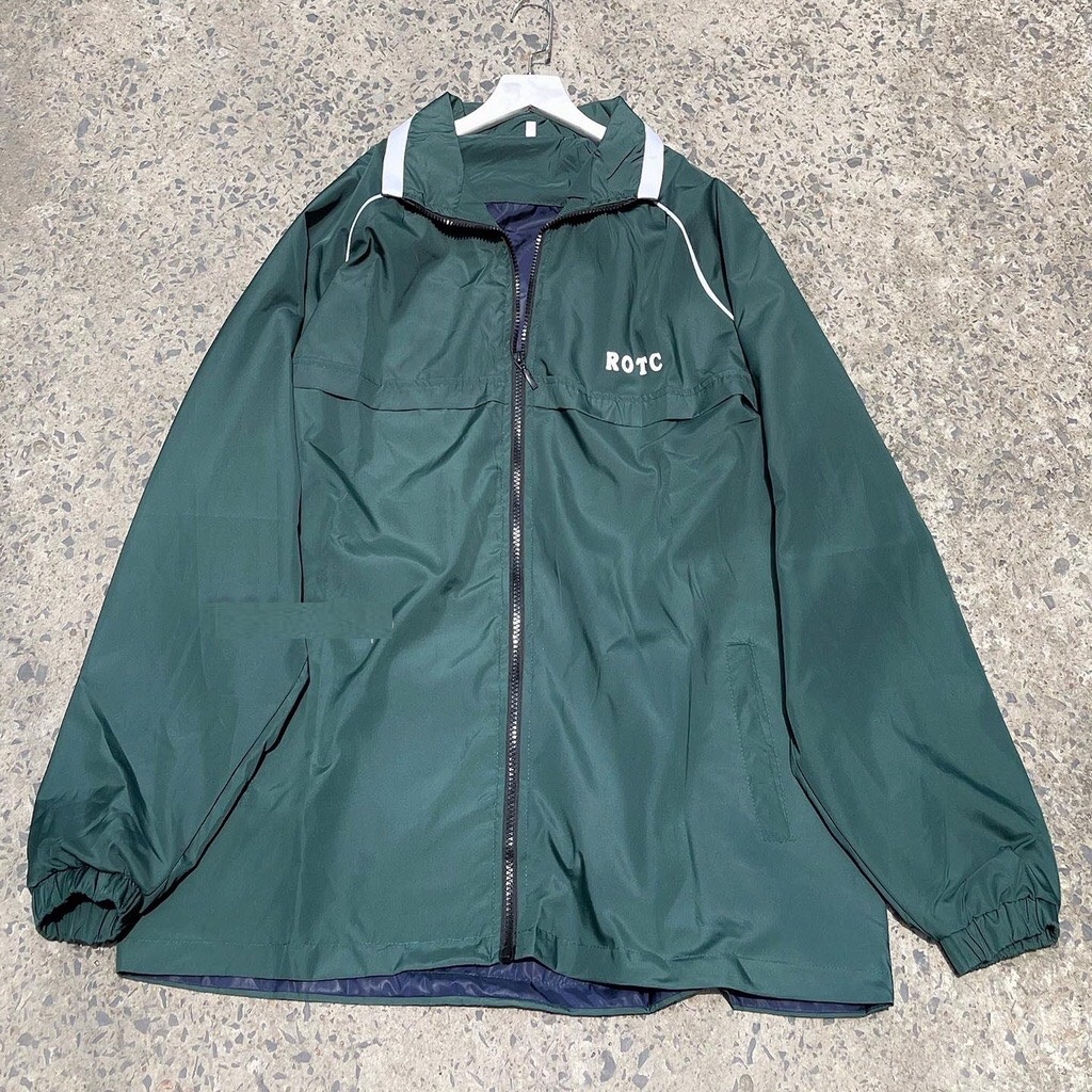 Áo Khoác Bomber Jacket Dù 2 Lớp ROTC Varsity Form Rộng Nam Nữ Unisex Phong Cách Hàn Quốc Ulzzang