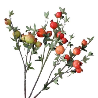 Hoa giả - hoa lựu cành loại 6 bông hàng loại 1