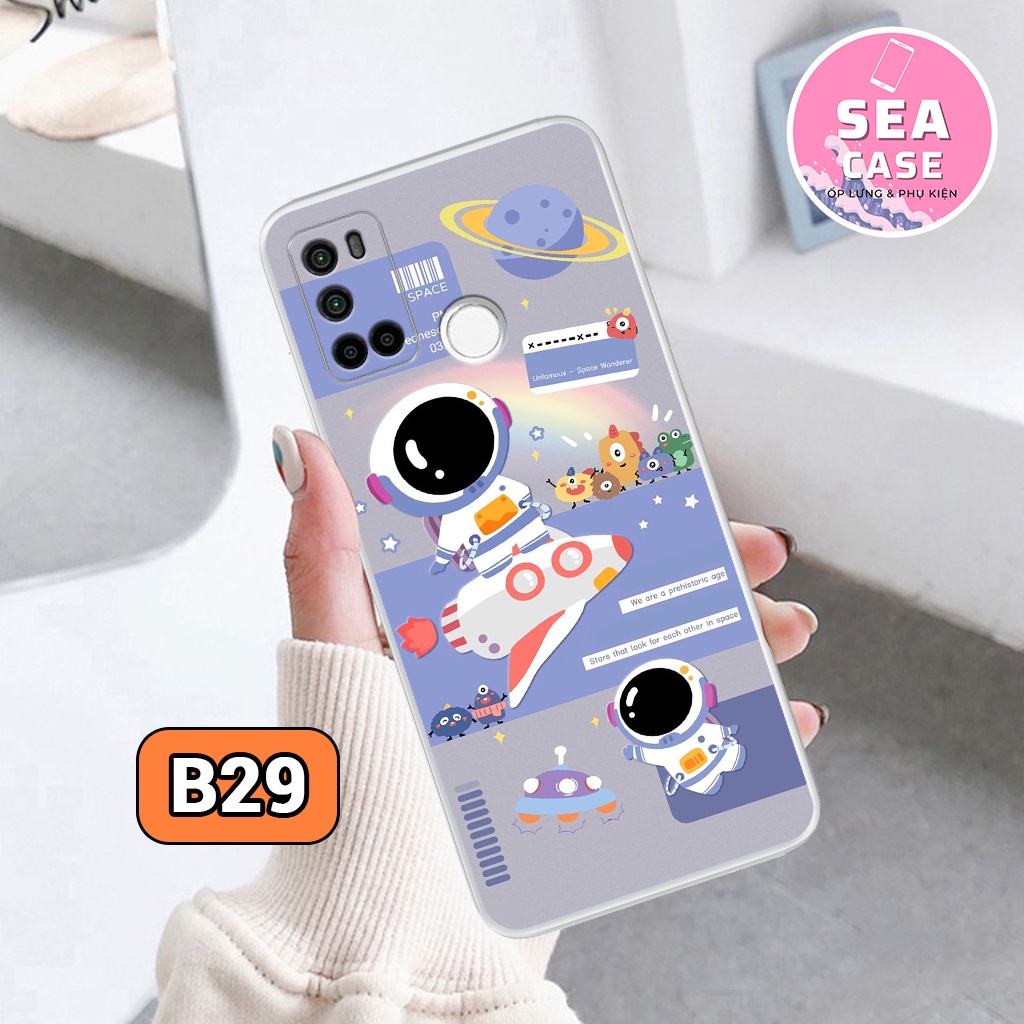 Ốp lưng VSMART JOY 4 hình vũ trụ,hoạt hình,phi hành gia – ốp dẻo chống trầy,chống va đập