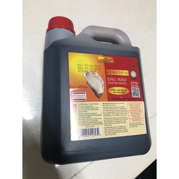 Dầu hào Lee Kum Kee Kum Chun Oyster Sauce 2.5kg