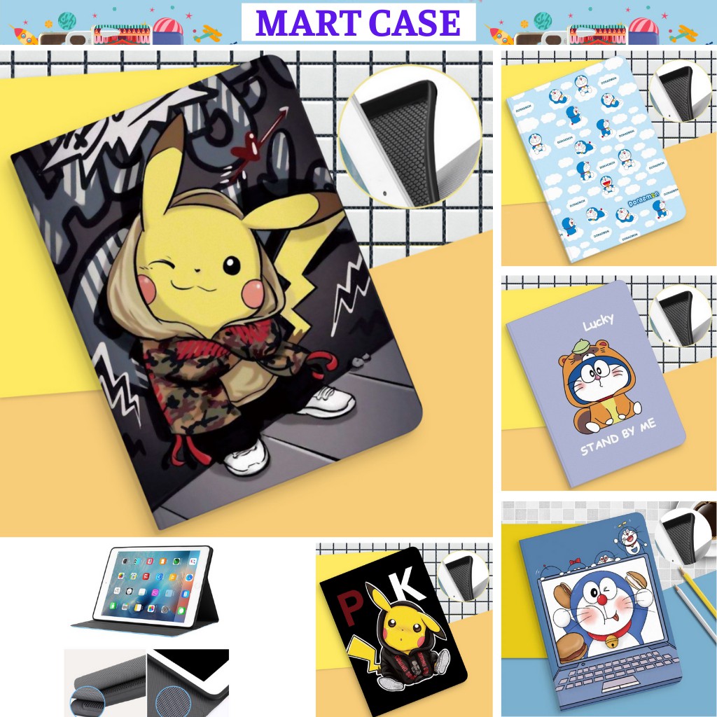 Bao da ipad Silicon hình PK Pikachu cute ốp iPad Air 4/Pro 11/9.7/10.5/Air 3/10.2 gen7/8...MART CASE