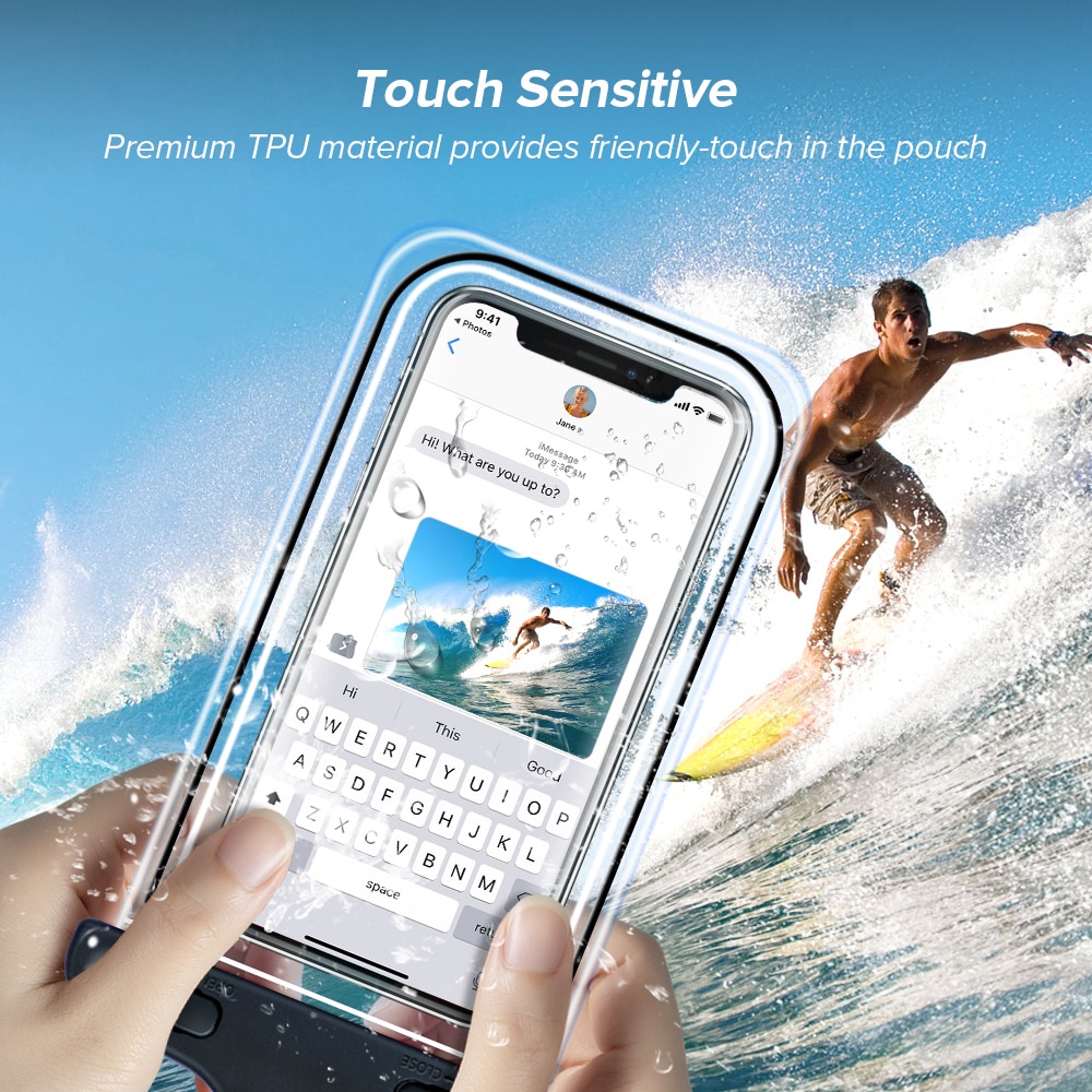 Túi Đựng Điện Thoại Chống Nước Ip68 Cho IPhone 13 12 XS Max XR X 8 7 6 Poco X3 Samsung S21