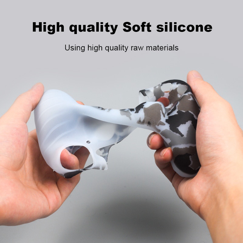 SONY Data FROG Vỏ Bọc Tay Cầm Chơi Game PS4 PS4 Pro / Slim Chống Trượt Bằng Silicone + Miếng Dán Thanh Đèn LED