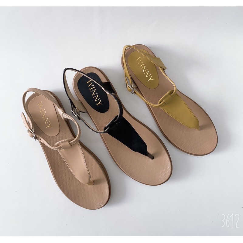 Winny - Giày sandal quai kẹp đế bằng - NY33