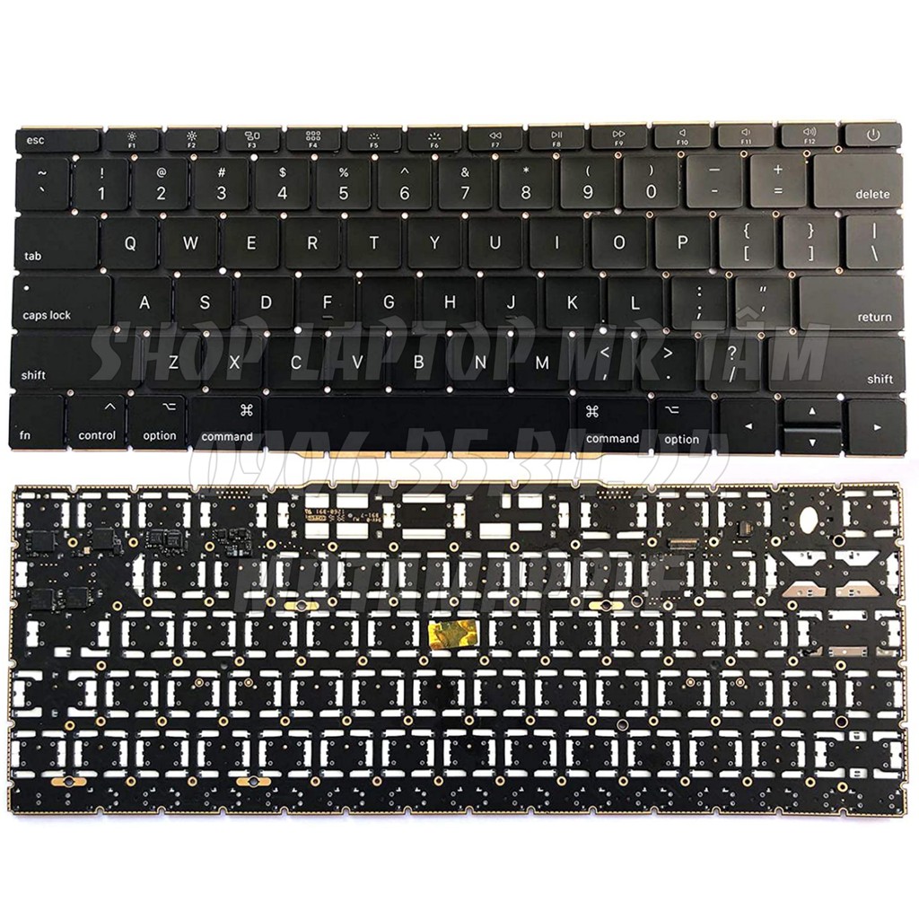 (KEYBOARD) BÀN PHÍM LAPTOP MACBOOK A1708 dùng cho Pro Retina 13&quot; A1708 (2016 2017)