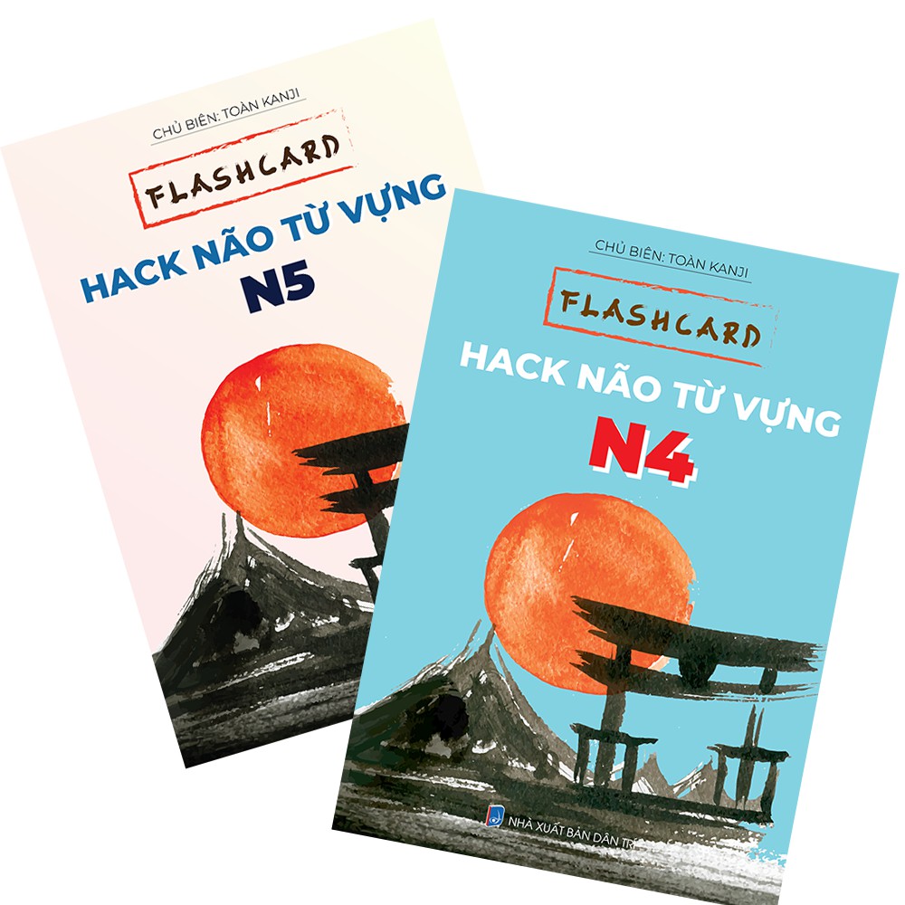 Sách Tiếng Nhật - Flashcard Hack Não Từ Vựng N4+5