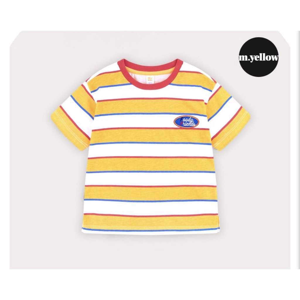 Áo cotton bé trai tag Foody friend Hej. HA2894