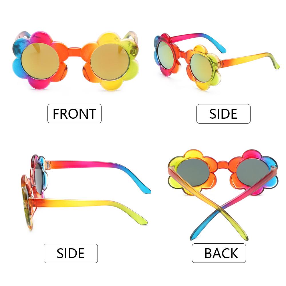 Kính Mát Hình Hoa Tròn Nhiều Màu Sắc Dễ Thương Cho Bé