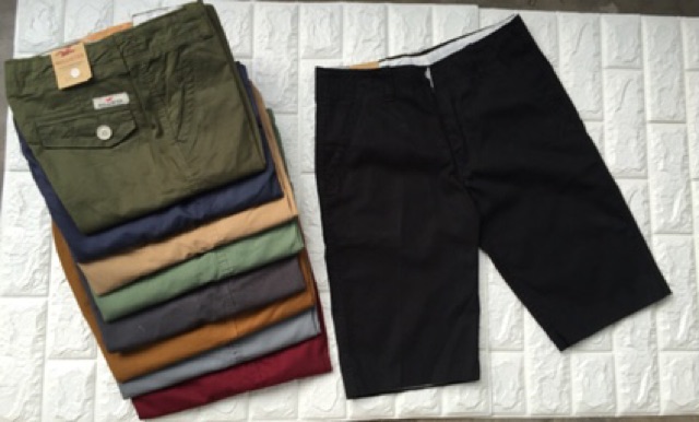 Quần ngố nam ngang gối chất kaki cotton mềm, thoáng mát. quần kaki nam phong cách trẻ trung hiện đại QK05