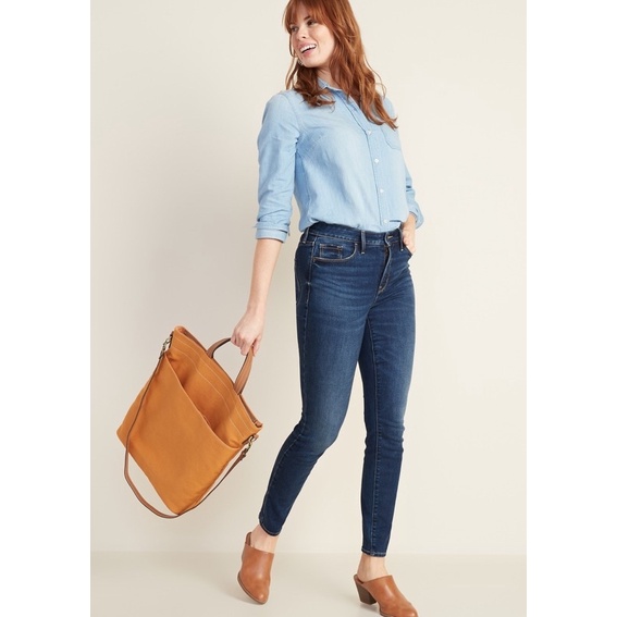 Túi tote vải canvas hai kiểu quai đeo 0ld Navy