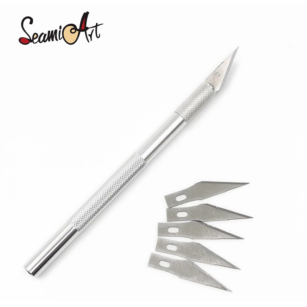 Set 6 lưỡi dao chạm khắc SeamiArt chuyên dụng làm đồ thủ công