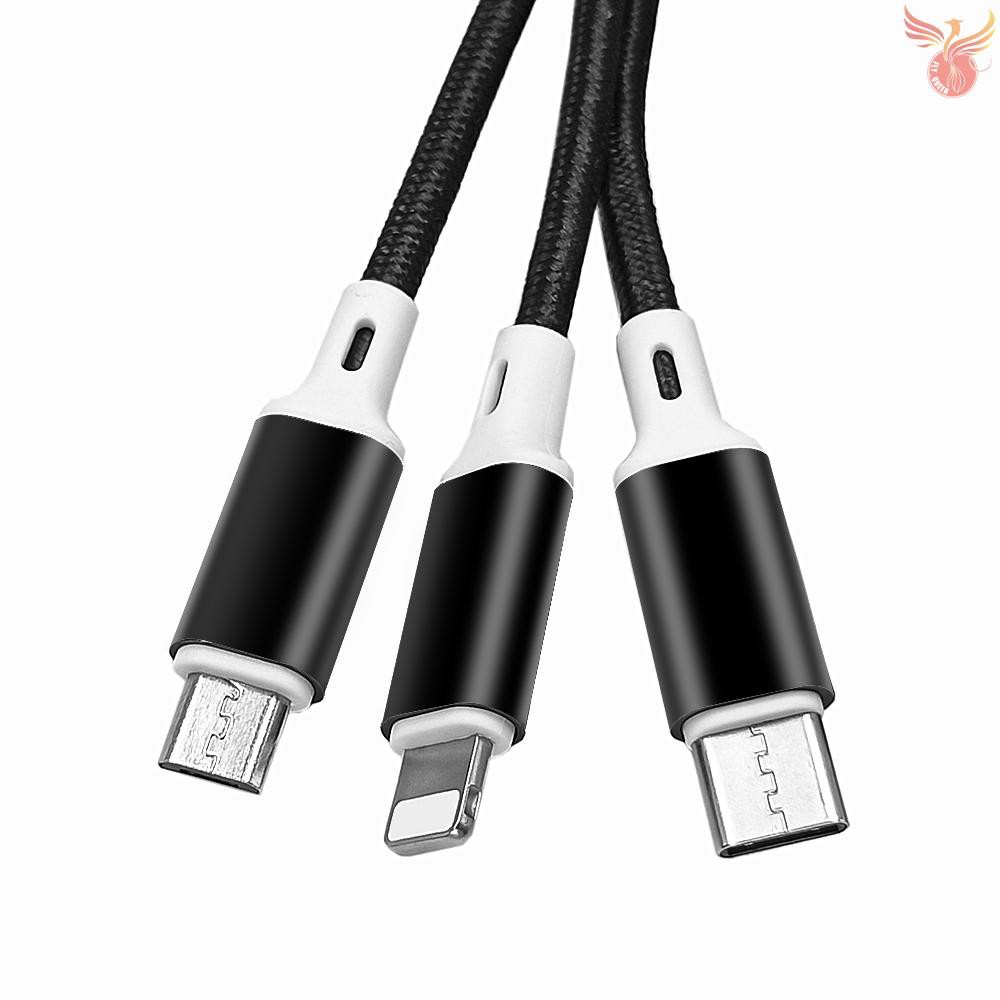 Cáp Sạc 2 Trong 1 Usb 2.0 Type-C / Type-C Cho Ios Htc