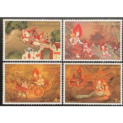 Tem sưu tập Tem Thái Lan Đức Phật 1998 ( 4 Tem )
