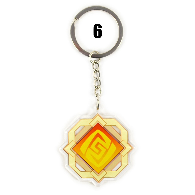 Móc Khóa Nhựa Acrylic Hình Nhân Vật Game Genshin