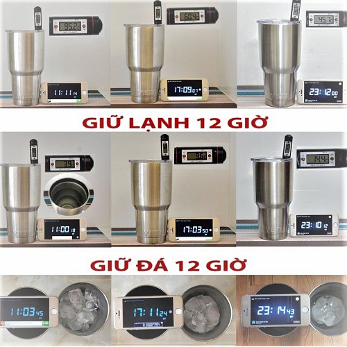 [XẢ KHO+FREE SHIP] [GIAO MÀU,MẪU NGẪU NHIÊN] Bộ ly giữ nhiệt + ống hút inox + túi đựng chống sốc