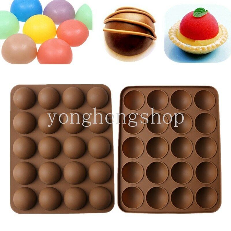 Khuôn Silicone Làm Bánh Hình Bán Cầu 3D