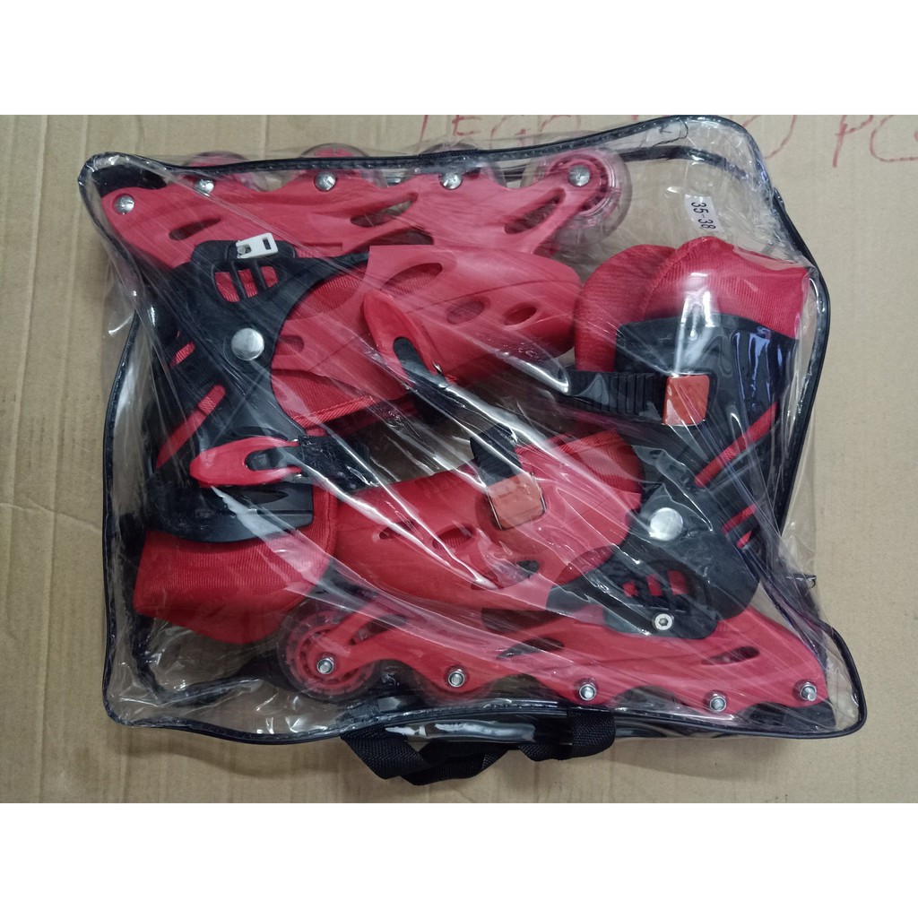 Giày trượt Patin trẻ em, người lớn Sports đủ size-Giày trượt patin thể thao + Bộ bảo hộ