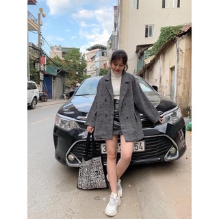 ÁO KHOÁC BLAZER DẠ KẺ