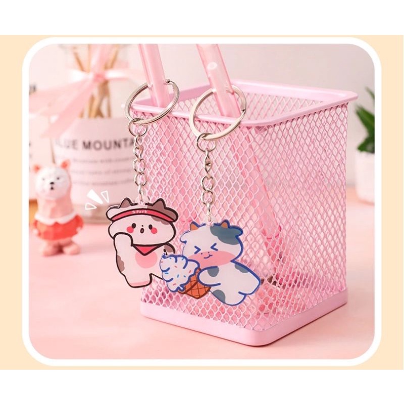 Móc khóa Bò Sữa đáng yêu nhiều hình