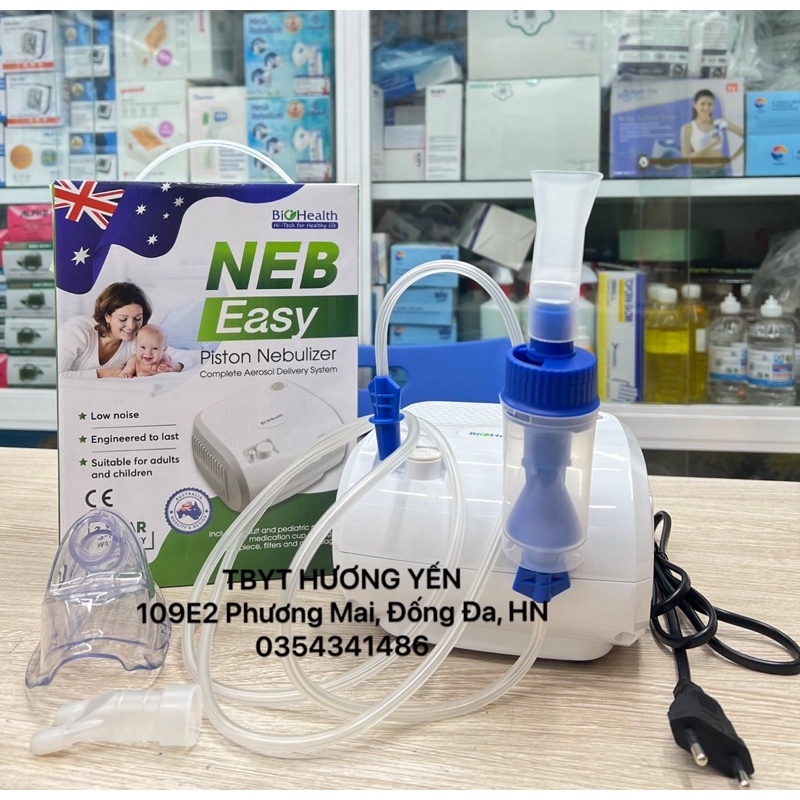 MÁY XÔNG MŨI HỌNG BIOHEALTH NEB - Bảo hành 3 năm