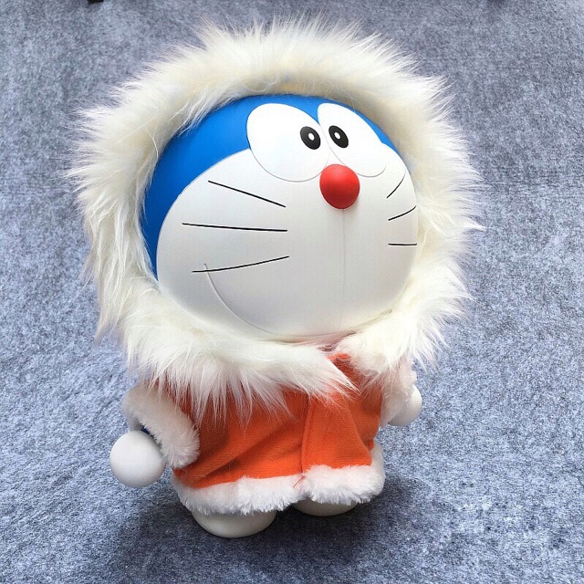 [ Hàng có sẵn ] Mô hình Doraemon áo choàng lông