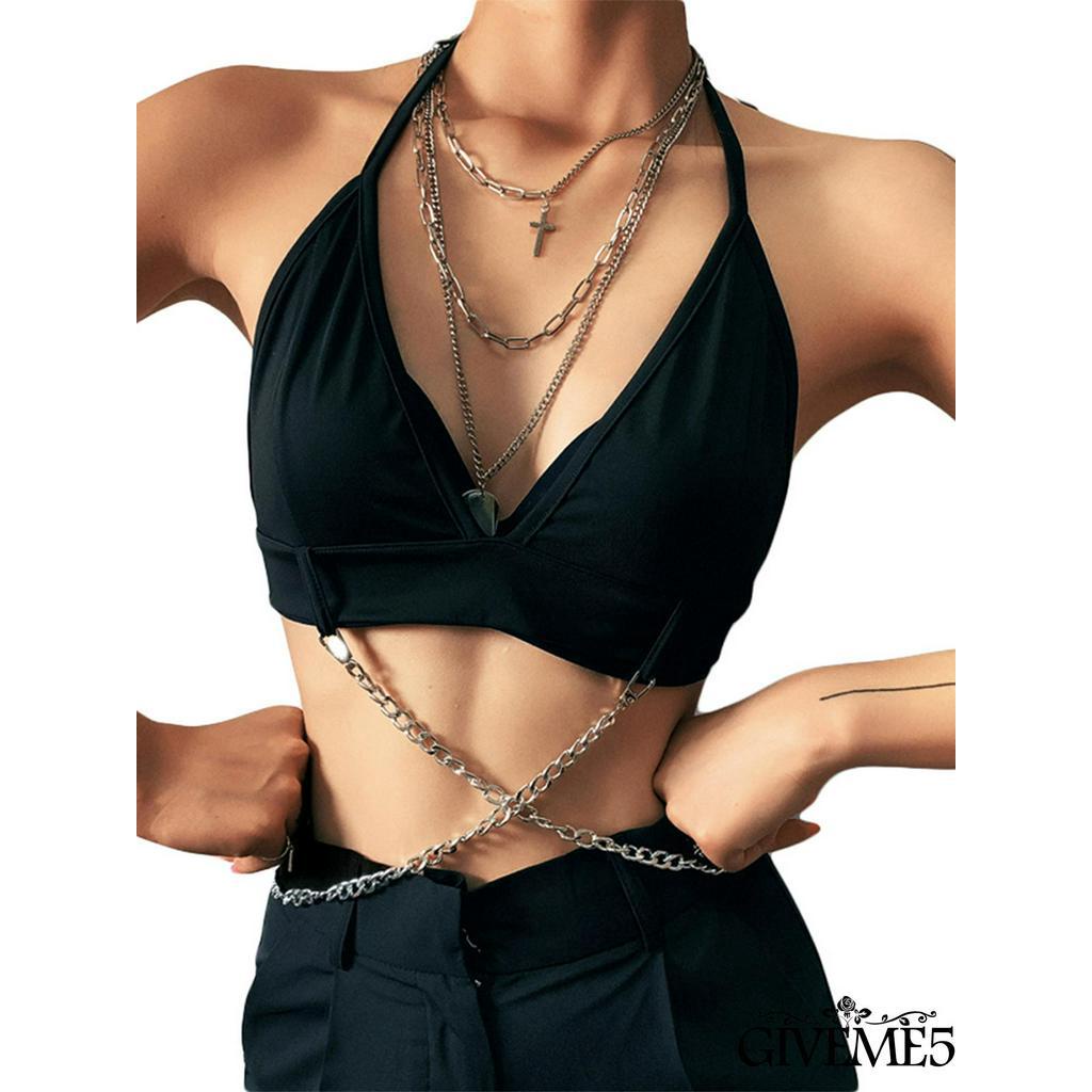 Áo Lửng Hai Dây Hở Lưng Quyến Rũ Dành Cho Nữ