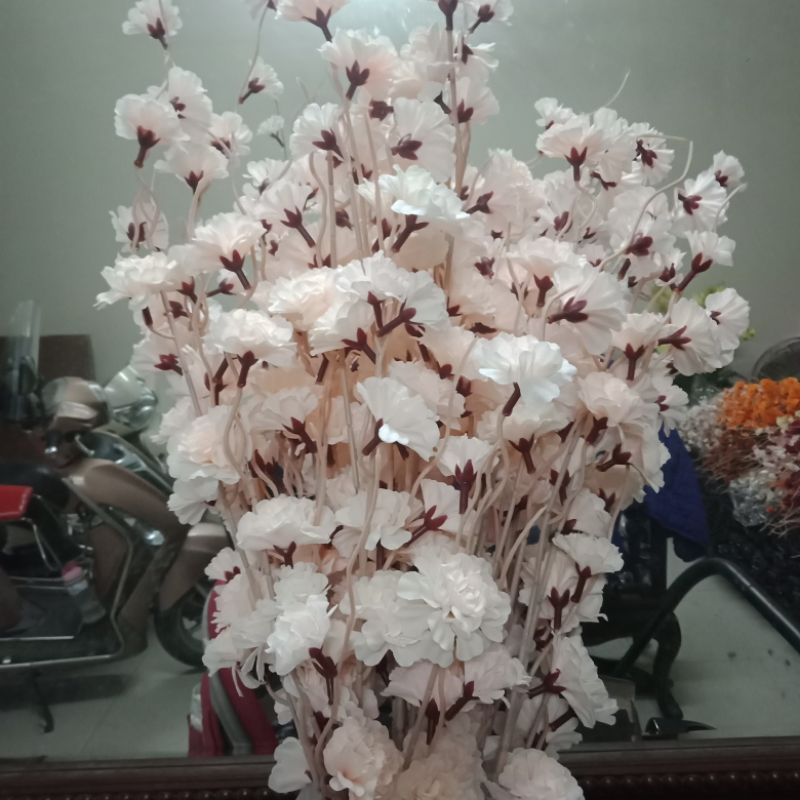 (hot) 10 cành hoa đào râu (tự chọn mẫu ib)