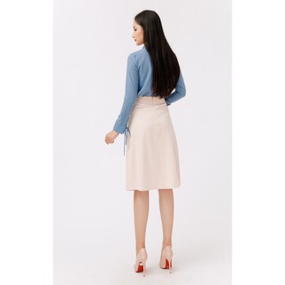 Chân váy dài túi ốp có nắp - 20Again