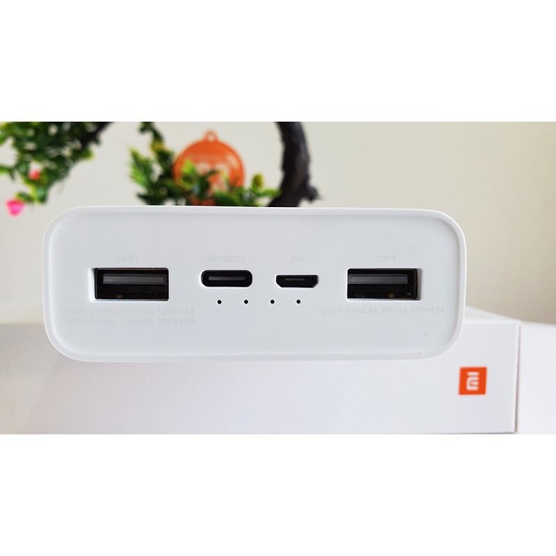 ▽Pin Sạc dự phòng Xiaomi gen 3 20.000 mAh hàng chính hãng Bảo Hành 12 tháng