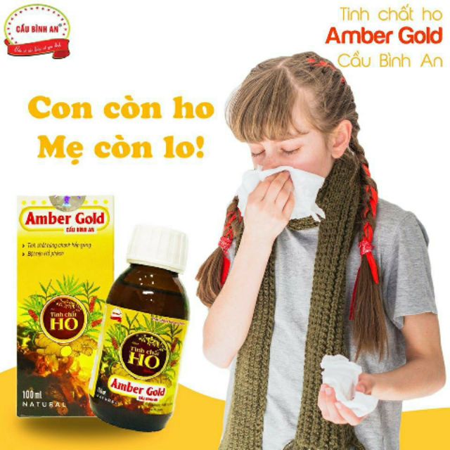 Tinh Chất Ho Amber Gold Cầu Bình An Dung Tích 100ML