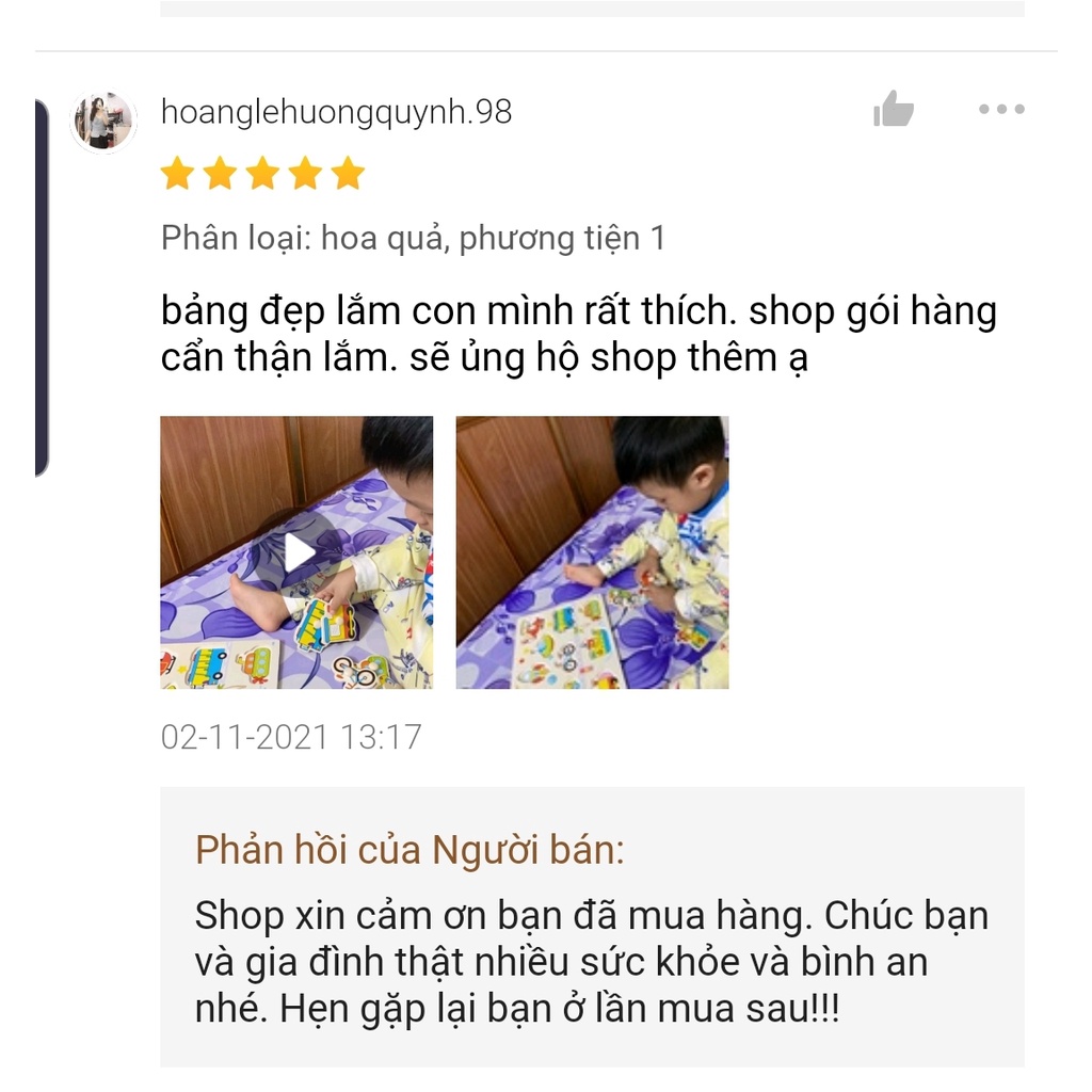 Bảng Ghép Hình Núm Gỗ Cho Bé 35 Chủ Đề loại 1 núm dày siêu đẹp Kumi toys