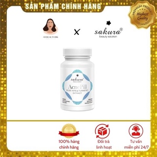Viên uống giảm mụn, mờ thâm Sakura Acnepill