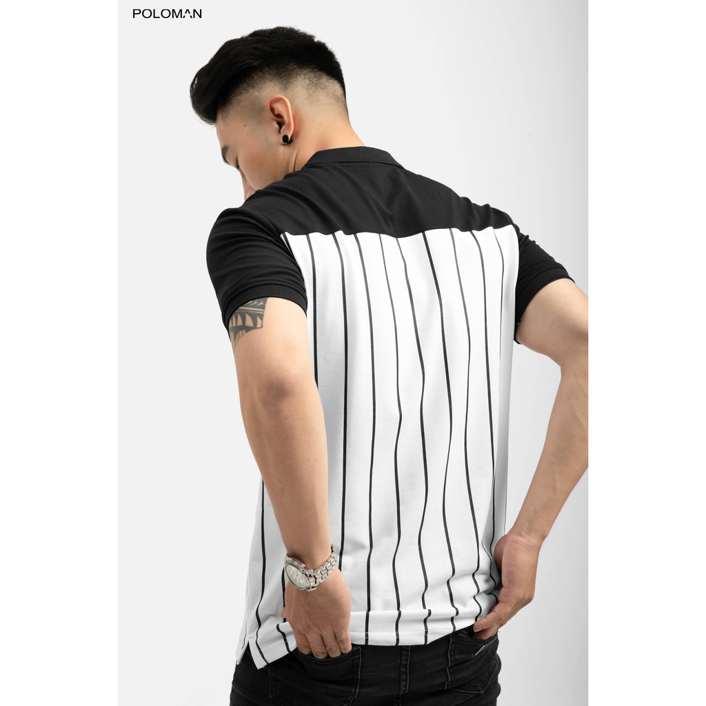 Áo thun Polo nam cổ bẻ CHECKY vải cá sấu Cotton xuất xịn, chuẩn form,sang trọng-lịch lãm P58 - POLOMAN | BigBuy360 - bigbuy360.vn