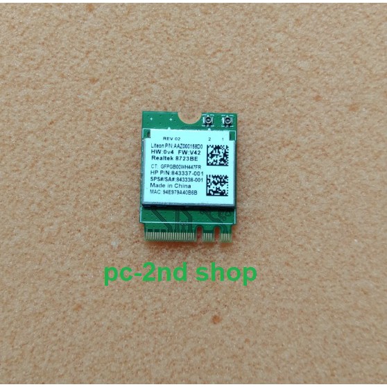 card wifi hp 440 g4, rtl8723 gắn cho laptop HP