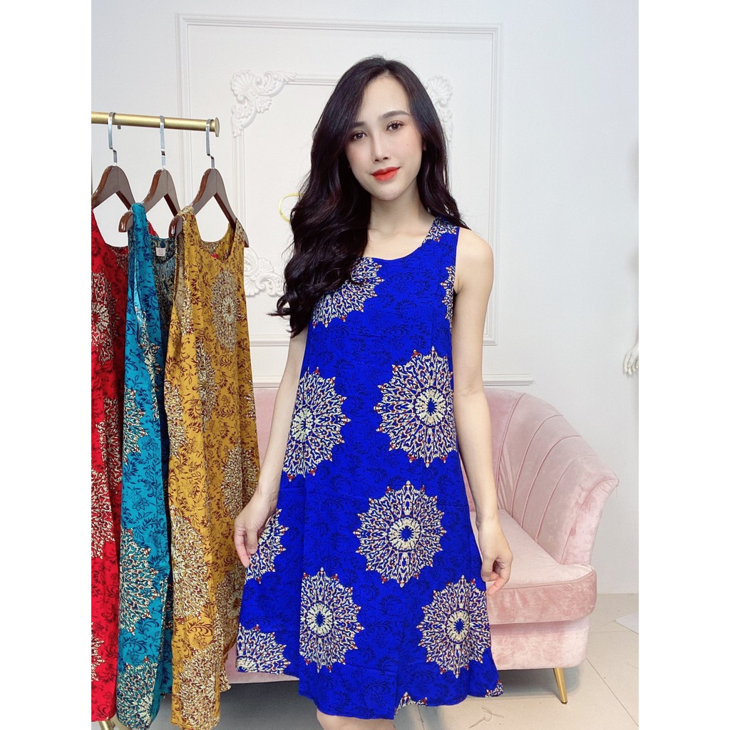 [Mua Váy Tặng Quà] Váy Lanh Đũi Siêu Nhẹ Siêu Mát Họa Tiết Siêu Trẻ Trung - Jane_V15 | BigBuy360 - bigbuy360.vn