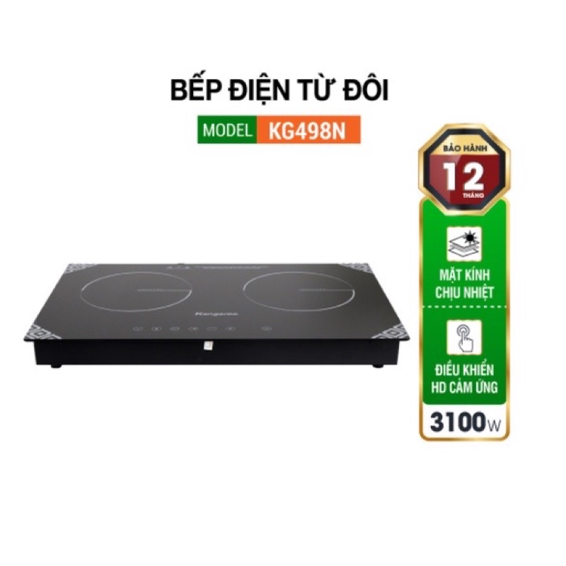 Bếp từ đôi Kangaroo KG498N