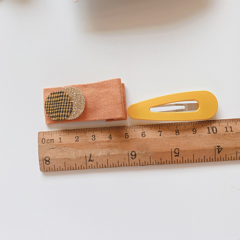 Set 3 kẹp tóc bé gái thiết kế đơn giản dễ thương phong cách Hàn Quốc