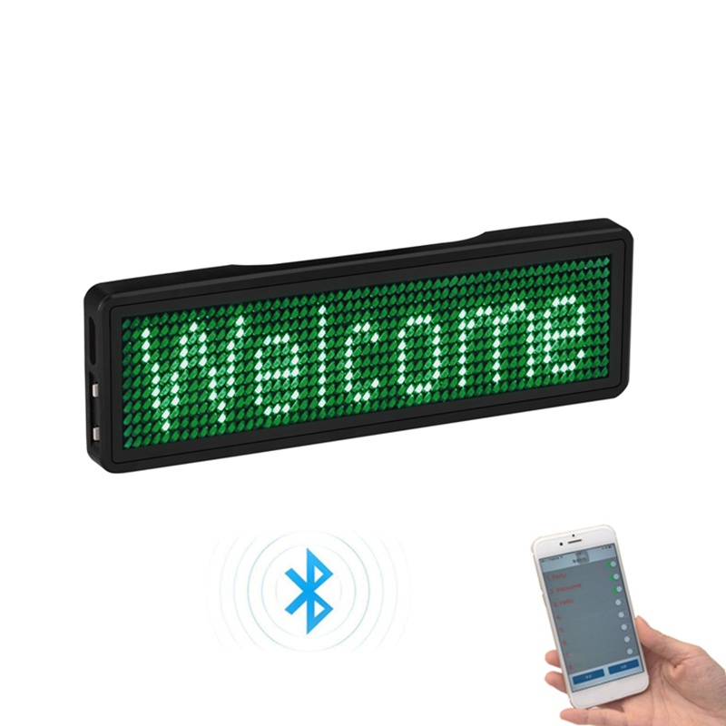 Bảng Lập Trình Có Đèn LED Kết Nối Bluetooth Hiển Thị Thông Điệp DIY