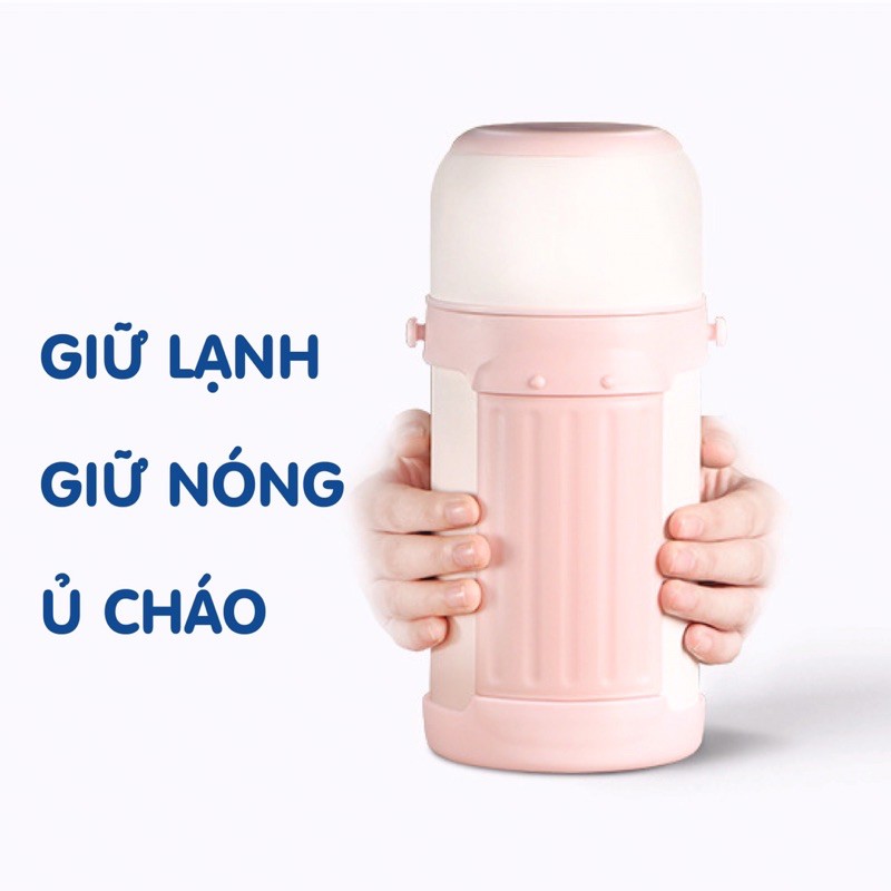 [Mã 267FMCGSALE giảm 8% đơn 500K] BÌNH GIỮ NHIỆT Ủ CHÁO DOUX