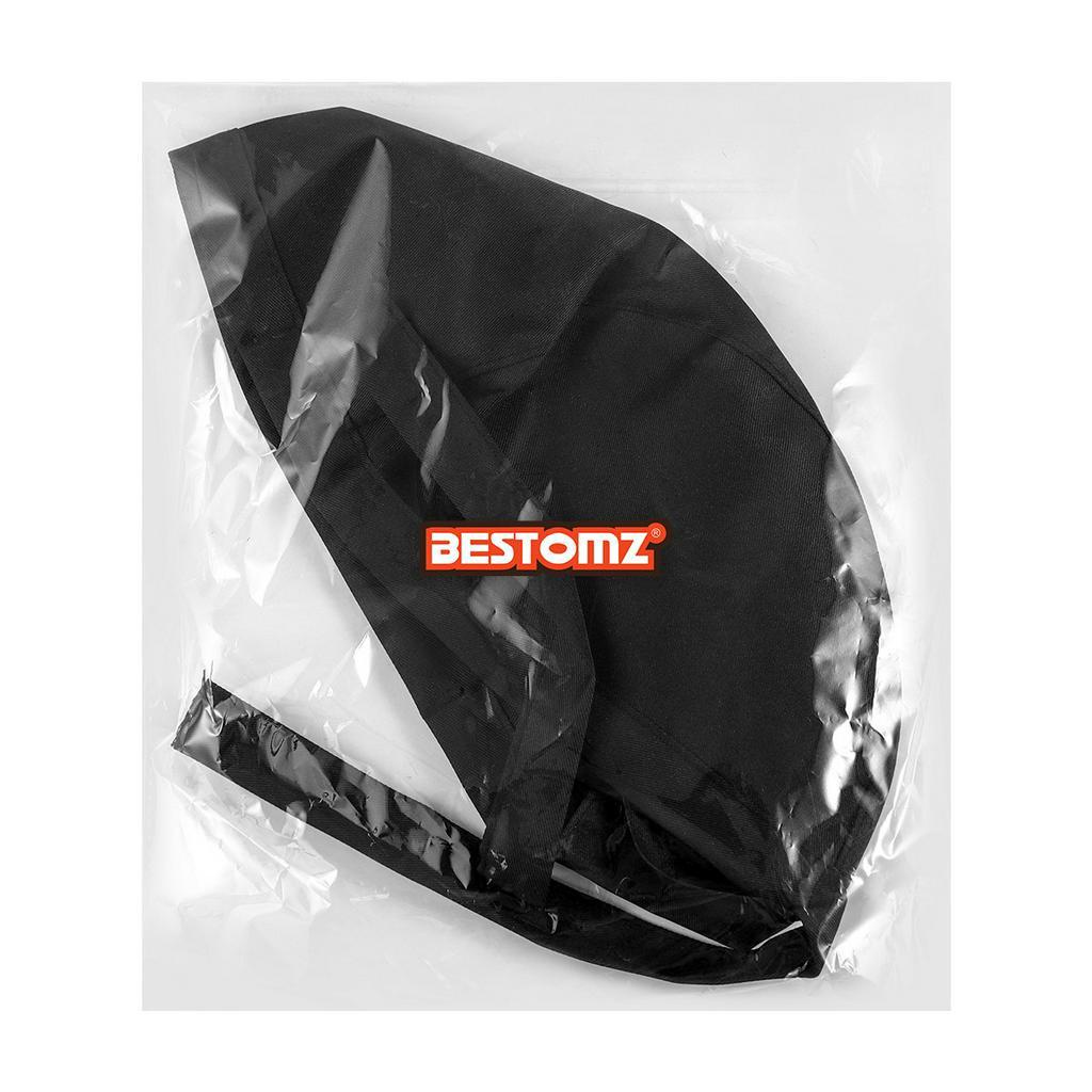 Bestomz Mũ Đồng Phục Đầu Bếp Chất Lượng Cao Màu Đen (Màu Đen) RYVN