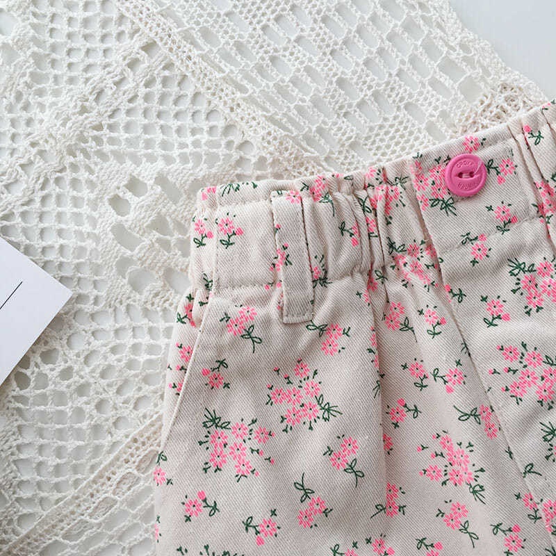 Đầm Hoa Thời Trang Mùa Hè Hàn Quốc Mới 2022 Dành Cho Bé Gái