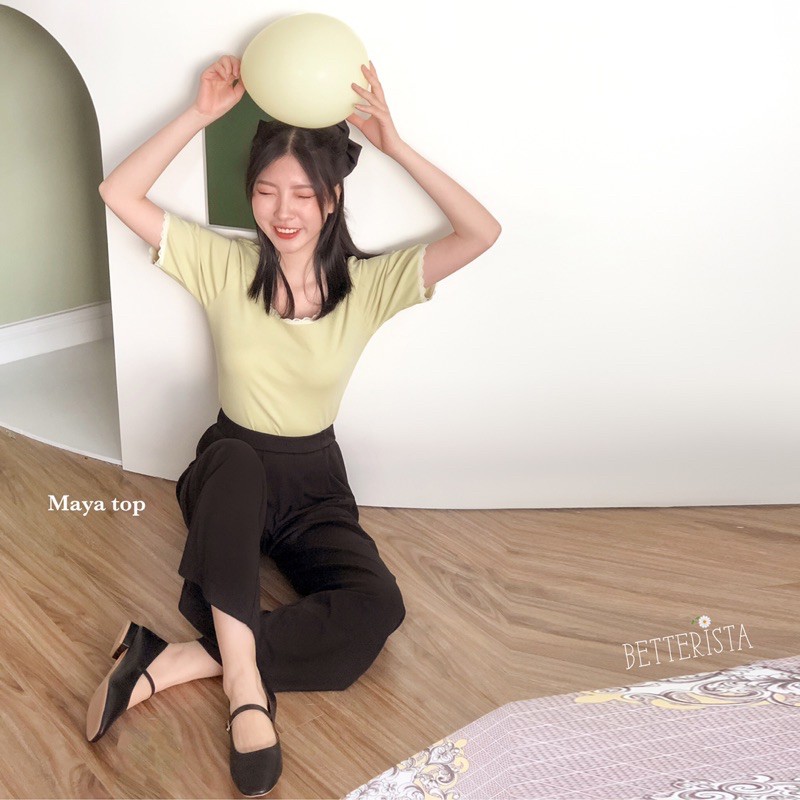 Ivy Knit Pants - quần thun dáng rộng