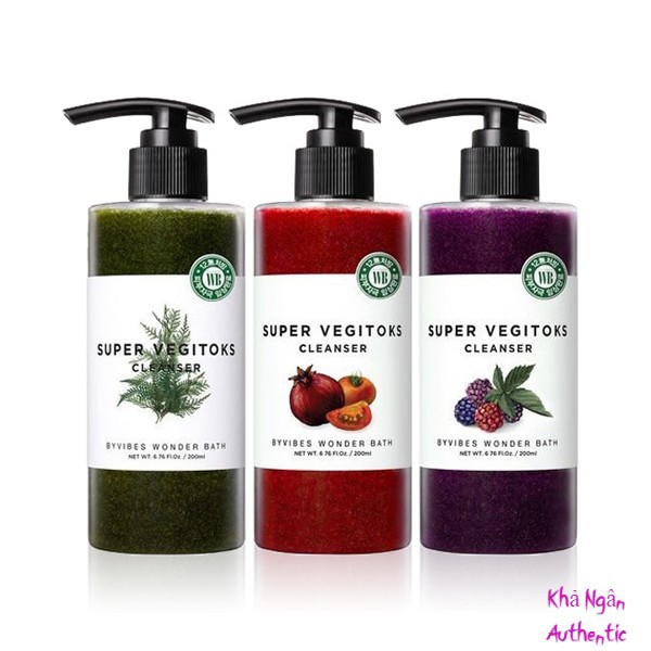 [New] Sữa rửa mặt thải độc rau củ Super Vegitoks Cleanser