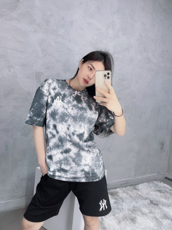 (HÀNG XUẤT XỊN) Áo họa tiết 1812 L/A TYE DYE OVERFIT TEE Made in Cambodia full tag code