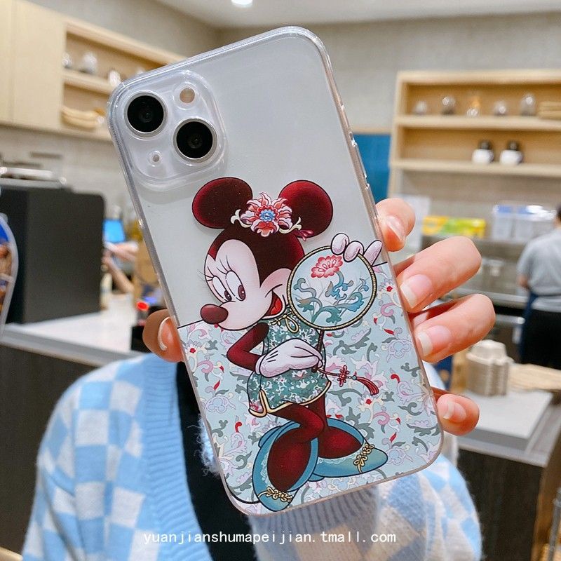 Disney Ốp Điện Thoại TPU Mềm Chống Sốc In Hình Mickey Cho IPhone 14 12 PRO 12Promax mini 11 PRO 11PROMAX 13 PRO 13PROMAX Xs Max XR 6 7 8 Plus
